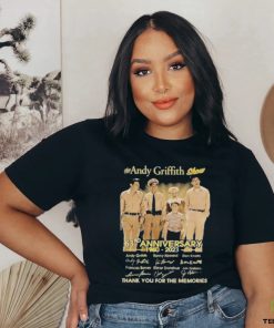 The Andy Griffith Show 63rd Anniversary 1960 – 2023 Thank You For The Memories Signature Shirt