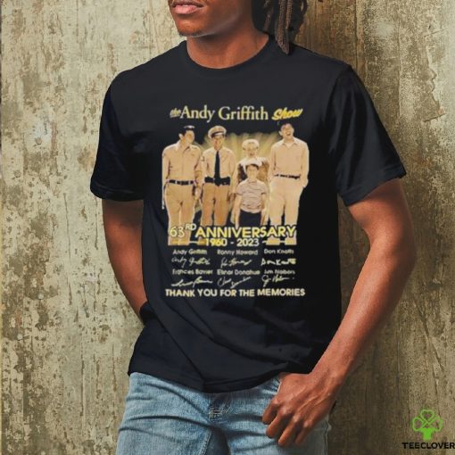 The Andy Griffith Show 63rd Anniversary 1960 – 2023 Thank You For The Memories Signature Shirt