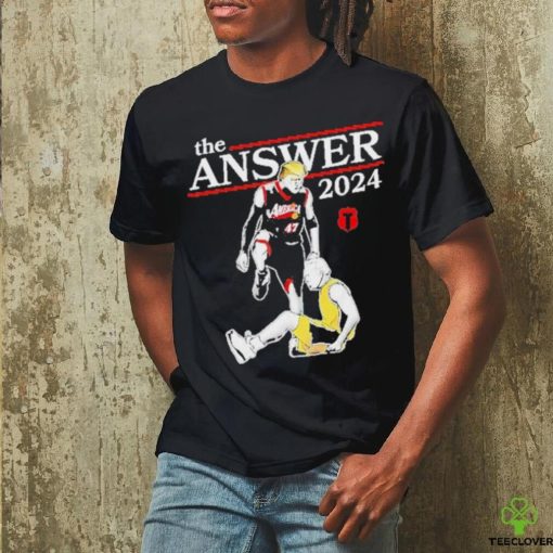 The Answer 2024 Trump And Biden T Shirt