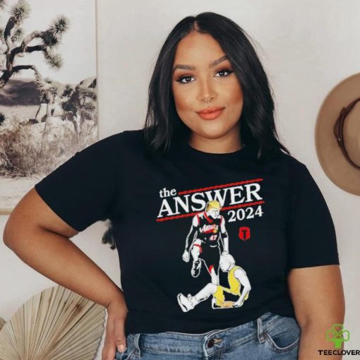 The Answer 2024 Trump And Biden T Shirt