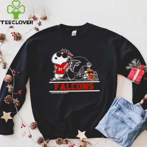 The Atlanta Falcons Joe Cool And Woodstock Snoopy Mashup hoodie, sweater, longsleeve, shirt v-neck, t-shirt