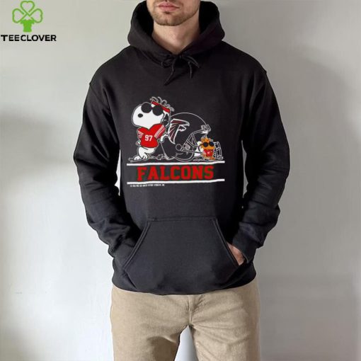 The Atlanta Falcons Joe Cool And Woodstock Snoopy Mashup hoodie, sweater, longsleeve, shirt v-neck, t-shirt