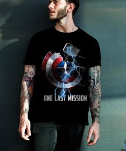 The Avengers Thor Hammer And Captain America’s Shield One Last Mission T Shirt