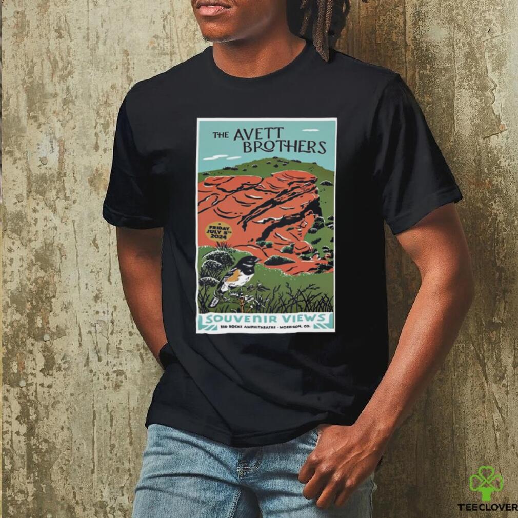 The Avett Brothers July 5 2024 Red Rocks Amphitheatre in Morrison CO Poster Shirt The Avett Brothers July 5 2024 Red Rocks Amphitheatre in Morrison CO Poster Shirt