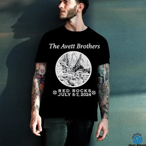 The Avett Brothers Red Rocks July 5 7 2024 Event Shirt