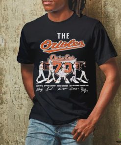 The Baltimore Orioles Abbey Road 70th Anniversary 1954 2024 Signatures Shirt