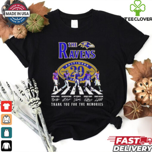 The Baltimore Ravens 29th Anniversary 1996 2025 thank you signature shirt