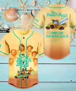 The Beach Boys Endless Summer Gold Custom Baseball Jersey