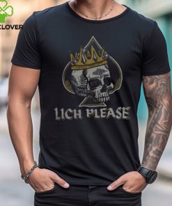 The Bearded Bard Merch Lich Please Tee Shirt