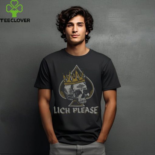 The Bearded Bard Merch Lich Please Tee Shirt