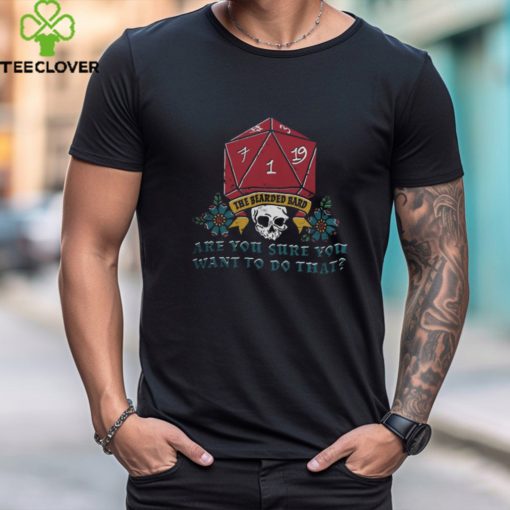 The Bearded Bard Merch Traditional Dice Tee Shirt