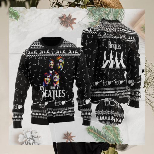 The Beatles Band 3D Printed Ugly Christmas Sweater