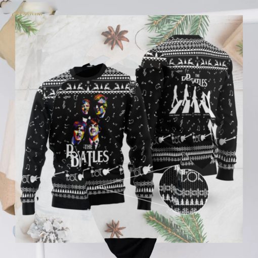The Beatles Band 3D Printed Ugly Christmas Sweater
