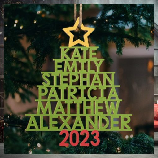 The Best Part Of Christmas   Family Personalized Custom Ornament   Wood Custom Shaped   Christmas Gift For Family Members