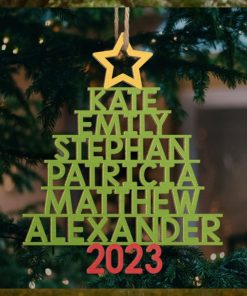 The Best Part Of Christmas   Family Personalized Custom Ornament   Wood Custom Shaped   Christmas Gift For Family Members