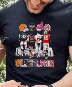 The Bieber Sexton Garrett And Chubb Cleveland Sports City Signatures 2022 Shirt