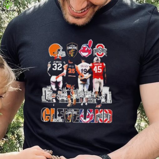 The Bieber Sexton Garrett And Chubb Cleveland Sports City Signatures 2022 Shirt