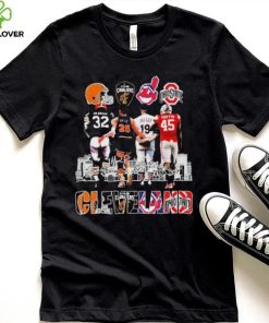 The Bieber Sexton Garrett And Chubb Cleveland Sports City Signatures 2022 Shirt