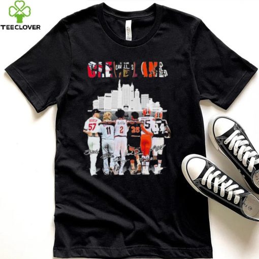 The Bieber Sexton Garrett And Chubb Cleveland Sports City Signatures Shirt