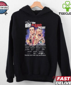 The Big Bang Theory 17th Anniversary 2007 2024 Thank You For The Memories T Shirt