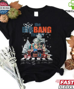 The Big Bang Theory 17th Anniversary 2007 2024 Thank You For The Memories christmas xmas T Shirt