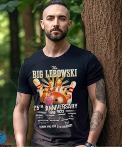 The Big Lebowski 25th Anniversary 1998 2023 Thank You For The Memories Official T Shirt