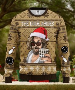 The Big Lebowski The Dude Abides Ideas Ugly Christmas Sweater Gift Thanksgiving