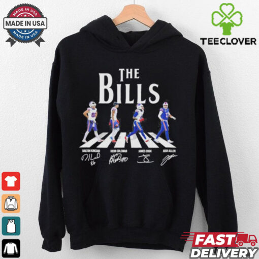 The Bills Abbey Road Dalton Kincaid Keon Coleman James Cook And Josh Allen Shirt