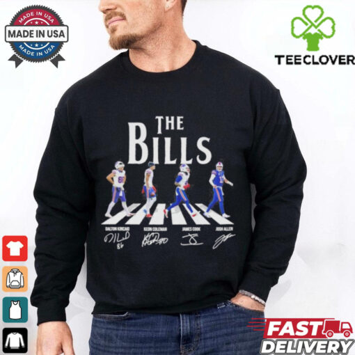 The Bills Abbey Road Dalton Kincaid Keon Coleman James Cook And Josh Allen Shirt