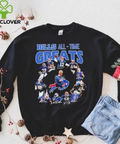 The Bills All time Greats Team Signatures Shirt