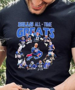 The Bills All time Greats Team Signatures Shirt