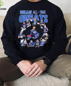 The Bills All time Greats Team Signatures Shirt