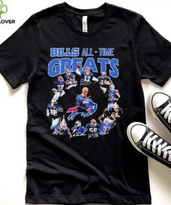 The Bills All time Greats Team Signatures Shirt