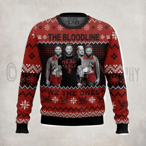 The Bloodline Wwe Ugly Sweater