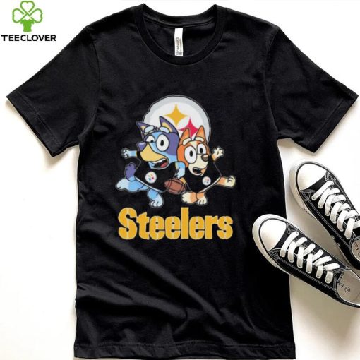 The Bluey Pittsburgh Steelers logo shirt