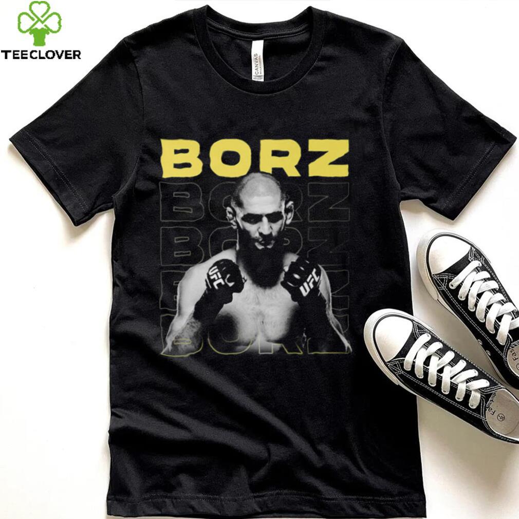 The Borz Khamzat Chimaev T shirt Long Sleeve, Ladies Tee The Borz Khamzat Chimaev T shirt Long Sleeve, Ladies Tee