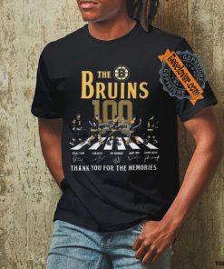 The Boston Bruins 100 Thank You For The Memories T Shirt
