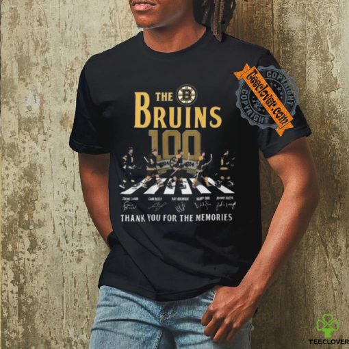 The Boston Bruins 100 Thank You For The Memories T Shirt