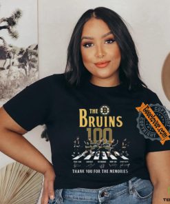 The Boston Bruins 100 Thank You For The Memories T Shirt