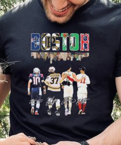 The Boston City Sports Patrice Bergeron Mac Jones Jayson Tatum And Rafael Devers Signatures Shirt