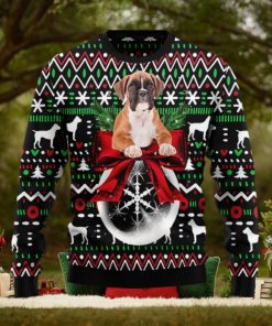 The Boxer Puppy Xmas Ugly Sweater