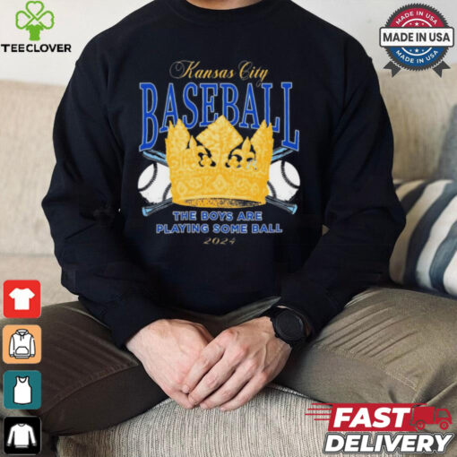The Boys Are Playin’ Some Ball MLB Kansas City Royals October vintage Crown 2024 t shirt