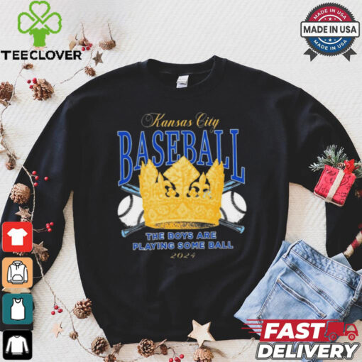 The Boys Are Playin’ Some Ball MLB Kansas City Royals October vintage Crown 2024 t shirt