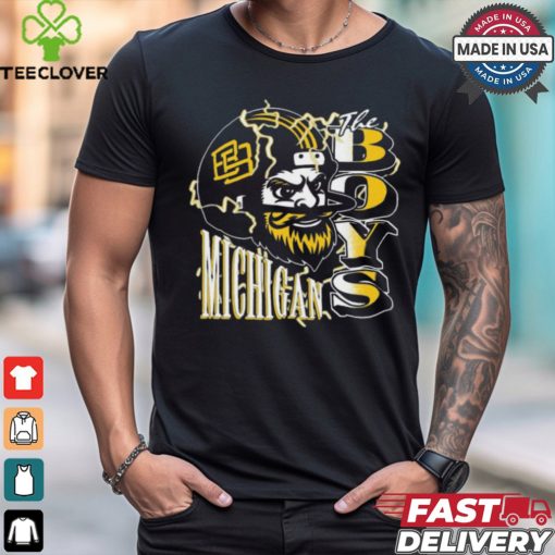 The Boys MI Lightning II Michigan Wolverines t shirt