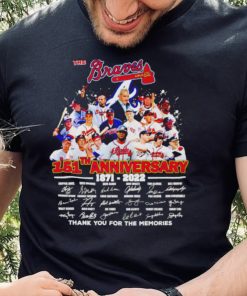 The Braves 151th Anniversary 1871 2022 thank you for the memories sport shirt