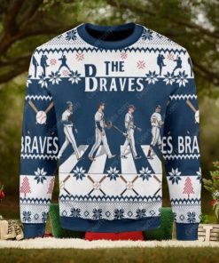 The Braves Walking Abbey Road Knitted 3D Sweater For Christmas
