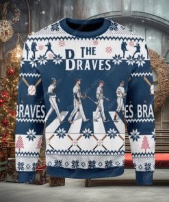 The Braves Walking Abbey Road Knitted 3D Sweater For Christmas