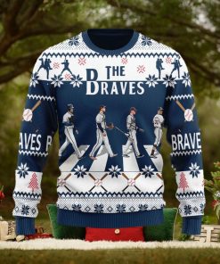 The Braves Walking Abbey Road Ugly Christmas Sweater Christmas Gift For Men And Women
