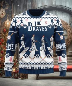 The Braves Walking Abbey Road Ugly Christmas Sweater Christmas Gift For Men And Women
