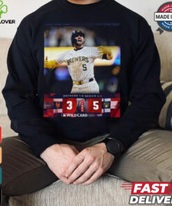 The Brewers mount an epic comeback to even up the 2024 NL WildCard Series Shirt 3 The Brewers mount an epic comeback to even up the 2024 NL WildCard Series Shirt